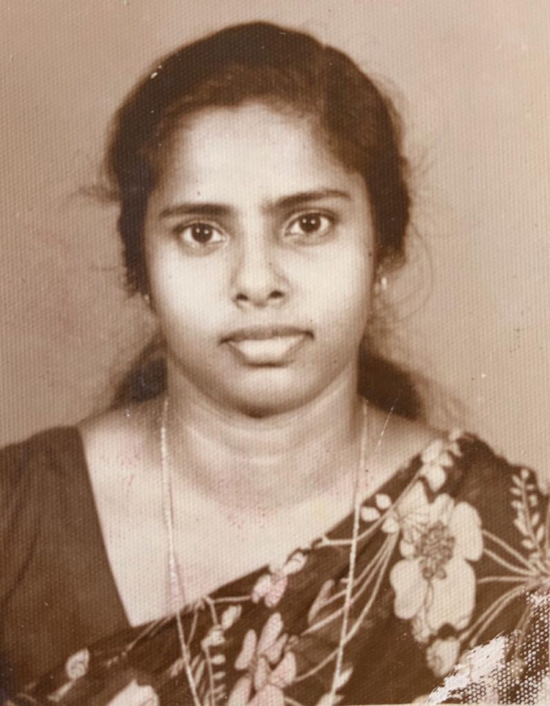 C. E. Perera (photo in her 40s)